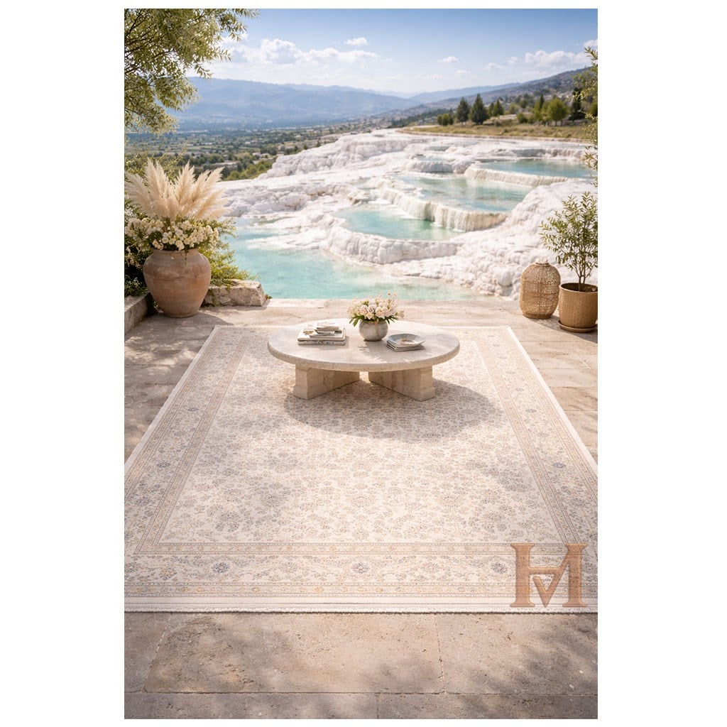 WOOLKNOT HALI ROYAL RYL05 KREM BEJ