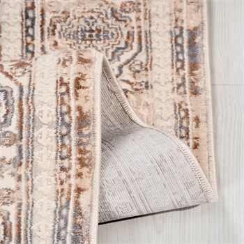 DENİZ - Krem / Bej-Oturma Odası,Salon- Robot Süpürgeye Uyumlu -Kolay Temizlenebilir