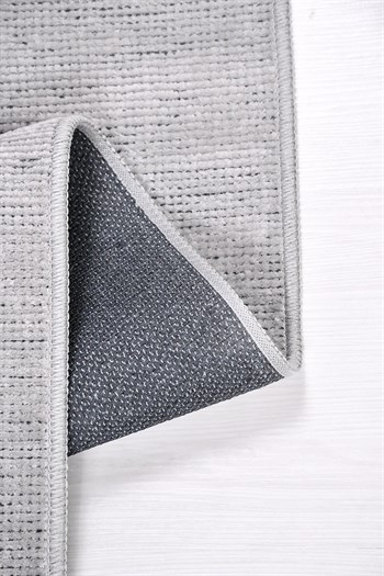 HANZADE-Gri  - Özel Ölçü-Oturma Odası , Koridor Halısı-Kaydırmaz Taban-Robot Süpürgeye Uyumlu-Kolay Temizlenebilir-Uygun Fiyat