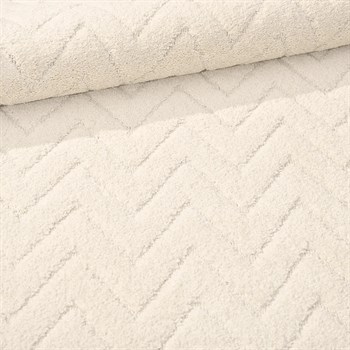 MODA- Krem - Yumuşak Dokulu Halı Yolluk %100 Polyester - Kaymaz Taban - Yıkanabilir - Özel Ölçü - Uygun Fiyat