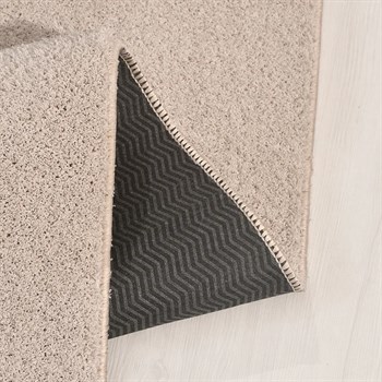 Mars-GÜMÜŞ/BEJ-Premium Kadifemsi Halı Oturma Odası-Salon-Mutfak-Kaymaz Taban -Yıkanabilir-Modern
