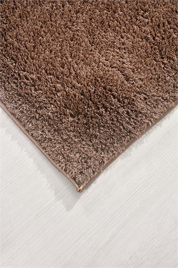 Mars-Kahve-Premium Kadifemsi Halı Oturma Odası-Salon-Mutfak-Kaymaz Taban -Yıkanabilir-Modern