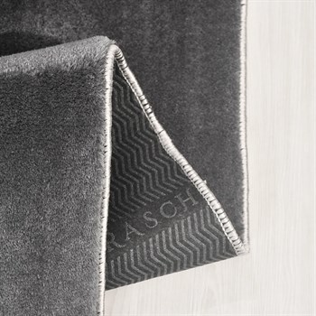 POLY Peluş Halı-Antrasit- Salon-Mutfak-Antre-Oturma Odası-Yumuşak-Kaymaz Taban-Yıkanabilir–Modern-Uygun Fiyat