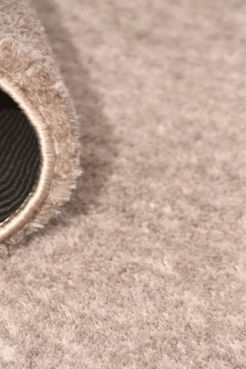 POLY Peluş Post Şeklinde Halı-Vizon/Kahve- Salon-Antre-Oturma Odası-Yumuşak-Kaymaz Taban-Yıkanabilir–Modern-Uygun Fiyat