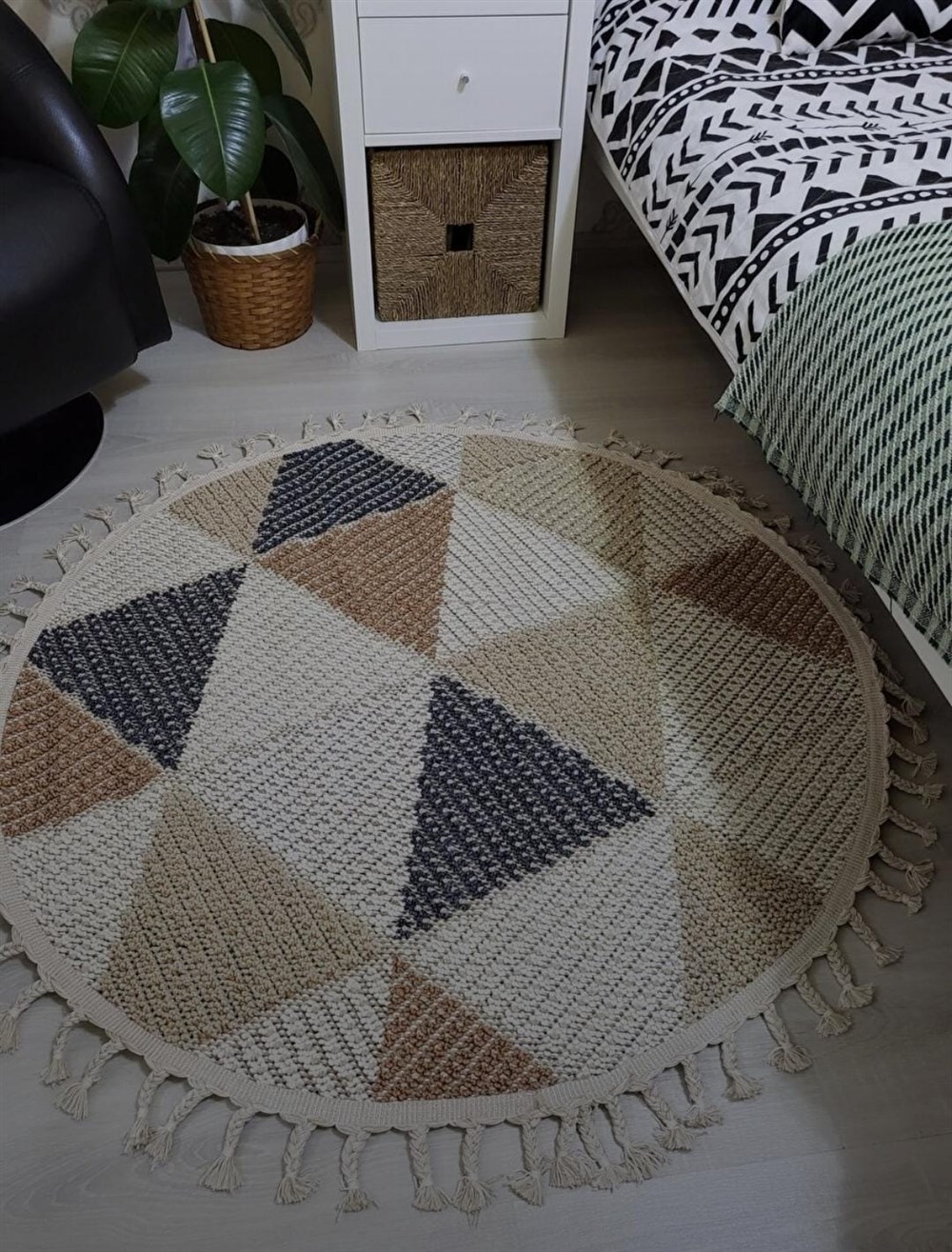 Dekorenti Halı Bukle Kesme Rulo Yolluk 1405