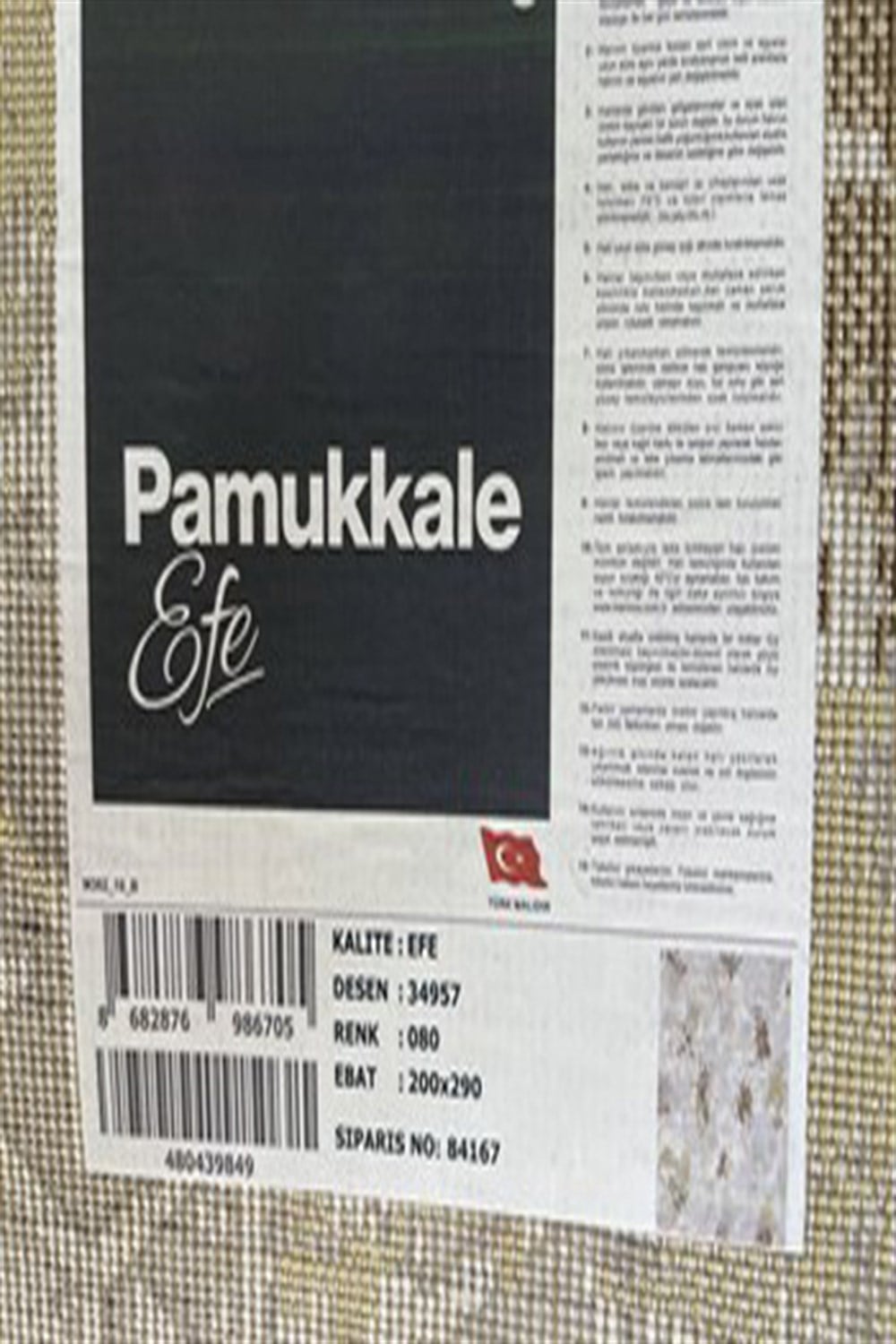 ELENA Carpet PAMUKKALEEFE KESME RULO YOLLUK 34957 080