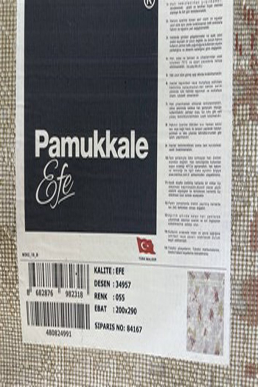 ELENA Carpet PAMUKKALEEFE KESME RULO YOLLUK 34957 055