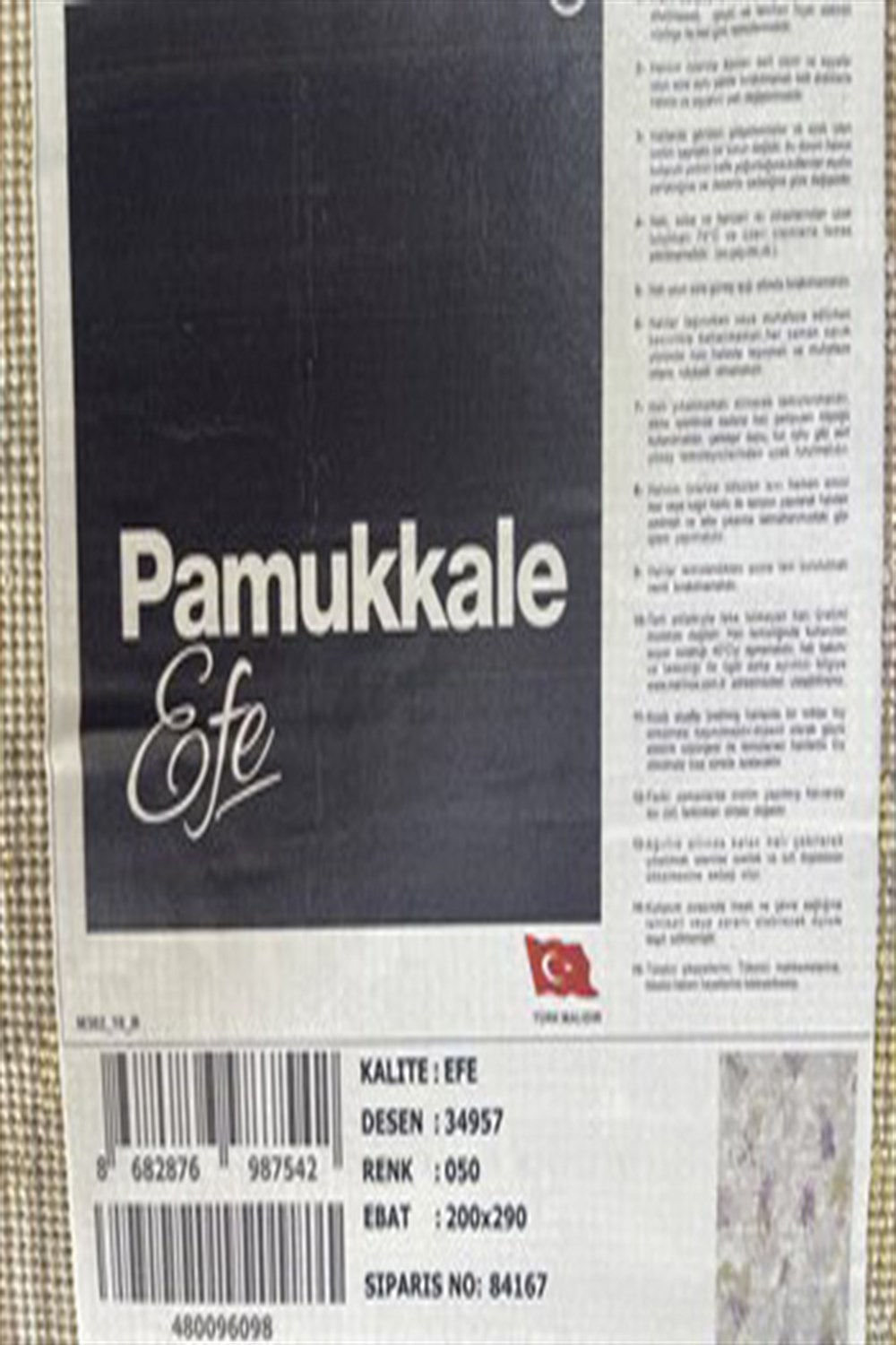ELENA Carpet PAMUKKALEEFE KESME RULO YOLLUK 34957 050