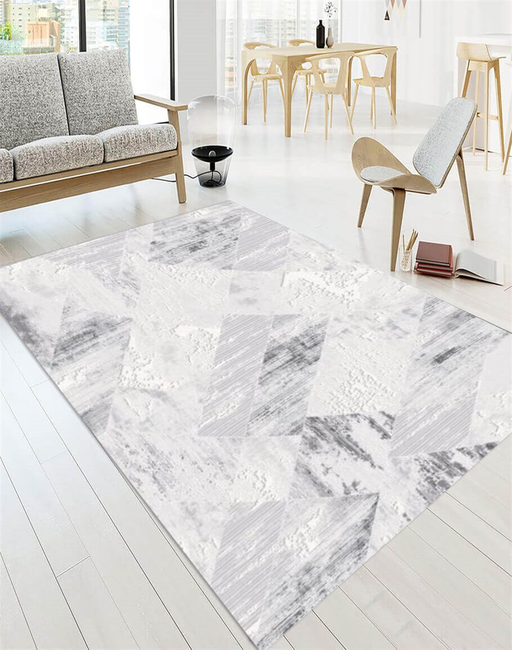 ELENA HALI ZEN 1033 GRİ KESME RULO YOLLUK