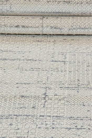 Kashe Halı Solid 8613 Gri Kesme Rulo Yolluk