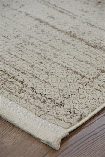 Kashe Halı Solid 8612 Kahve Kesme Rulo Yolluk