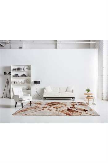 Geometrik ve Modern Desenli Genç Odası Halısı FONTE FN00A