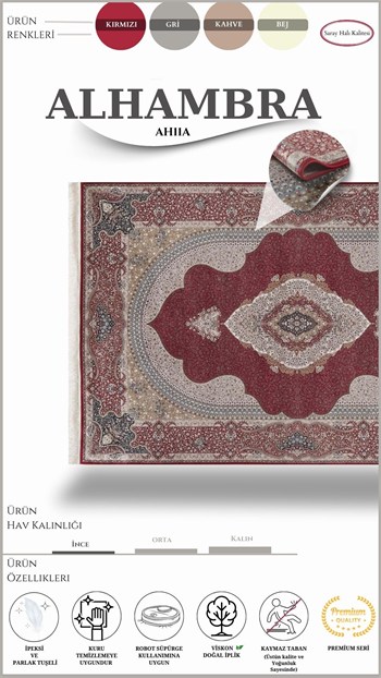 Klasik Kaliteli Salon Halısı ALHAMBRA AH11A
