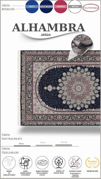 Klasik Kaliteli Salon Halısı ALHAMBRA AH12A