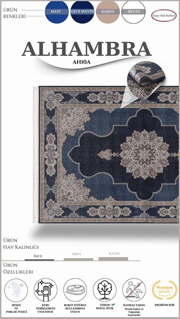 Klasik Kaliteli Salon Halısı ALHAMBRA AH10A