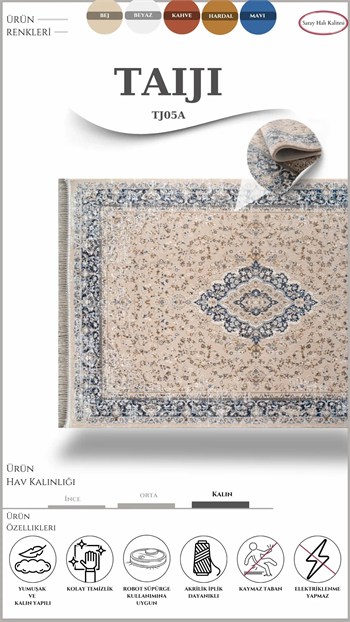 Klasik Salon Halısı TAIJI TJ05A