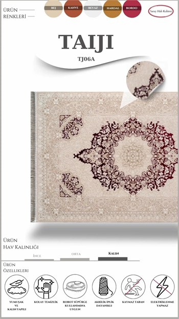 Klasik Salon Halısı TAIJI TJ06A