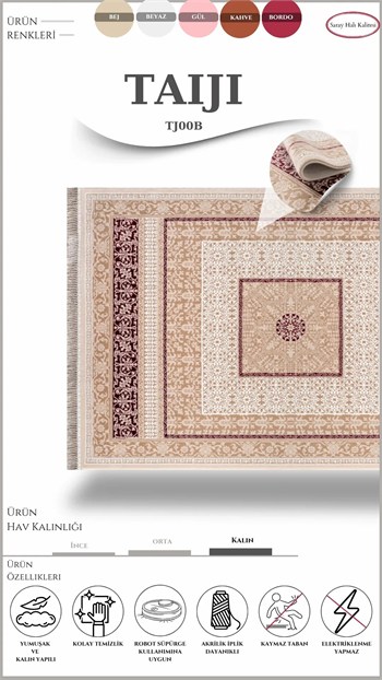 Klasik Salon Halısı TAIJI TJ00B