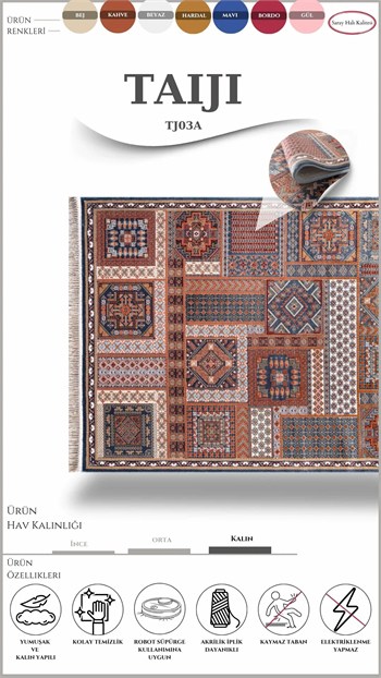 Klasik Salon Halısı TAIJI TJ03A
