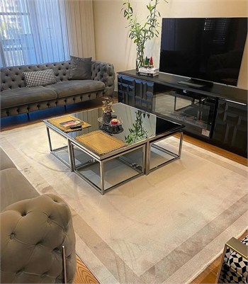 Modern, Yüksek Kaliteli Salon Halısı ISTANA IS03B