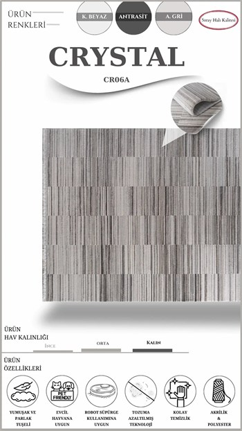 Salon ve Oturma Odası Halısı CRYSTAL CR06A
