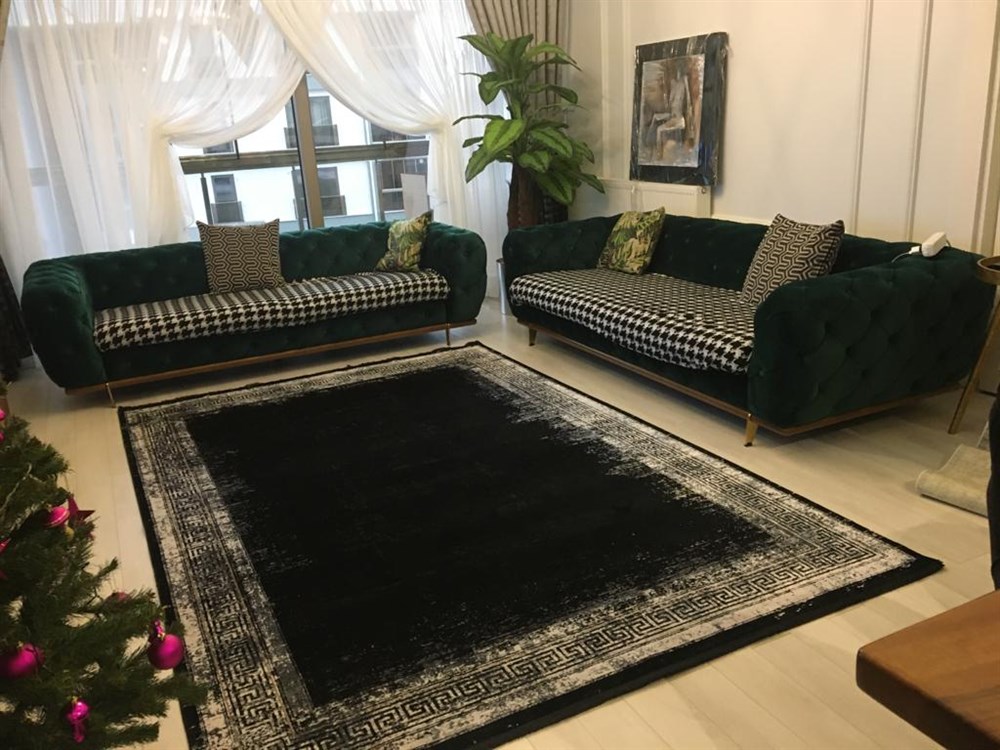 WOOLKNOT HALI BLACK M235H SİYAH