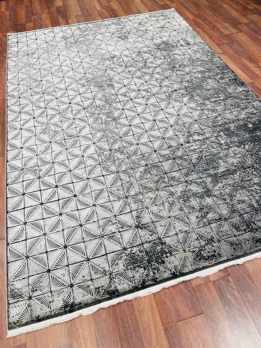 WOOLKNOT HALI BLACK M244I SİYAH GRİ