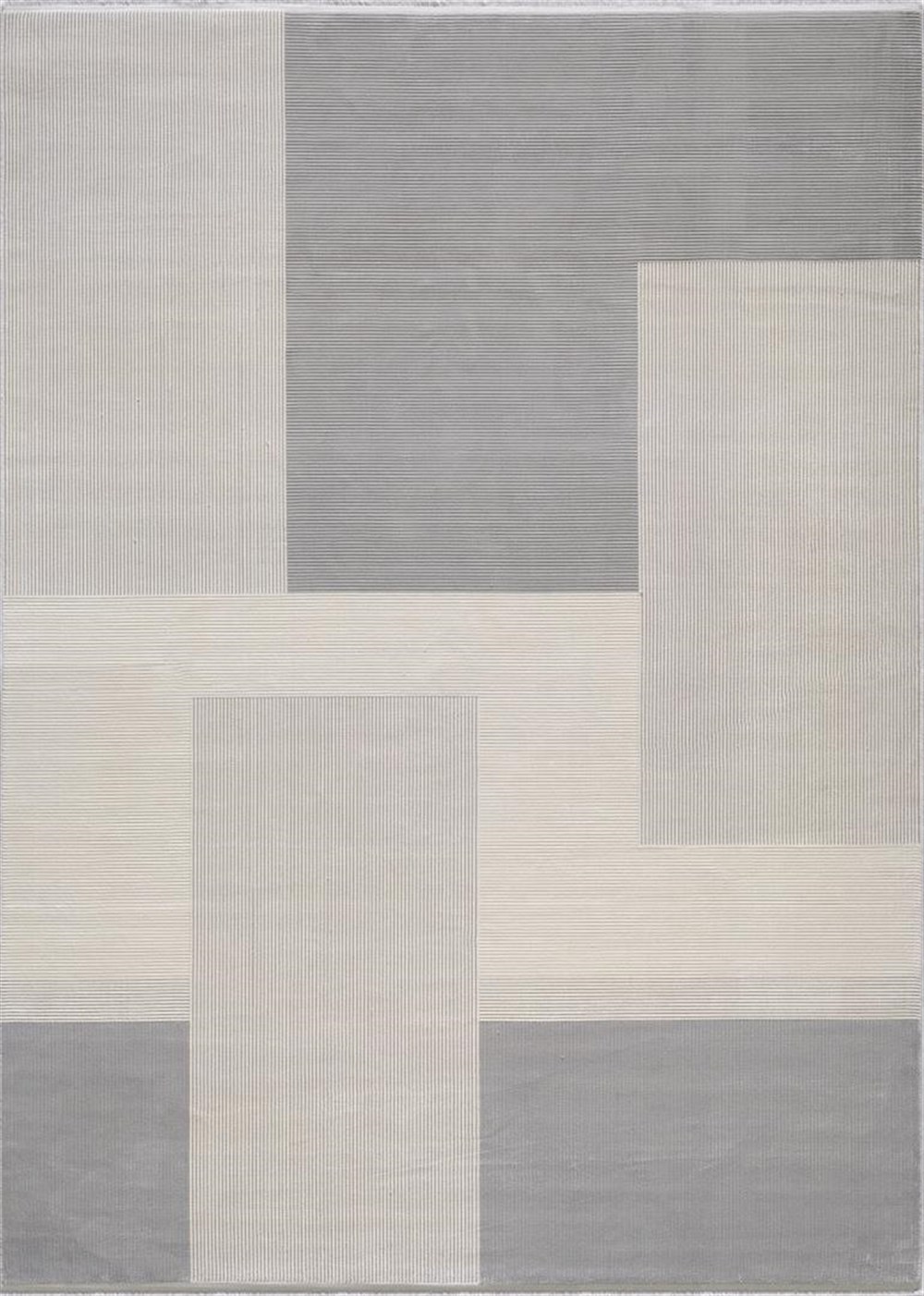 WOOLKNOT HALI BRIGHT M496A GRİ KREM