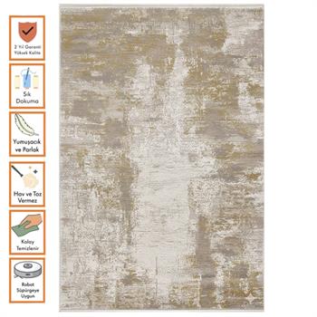 WOOLKNOT HALI CRAFT 1004G KREM GRİ  