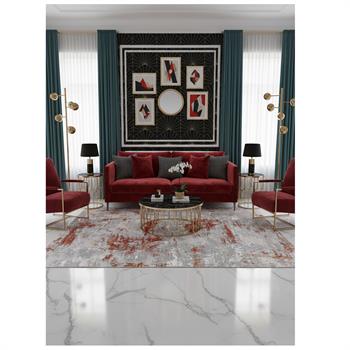 WOOLKNOT HALI CRAFT 1052EB GRİ RED