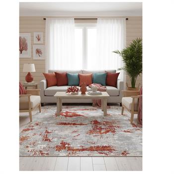 WOOLKNOT HALI CRAFT 1052EB GRİ RED