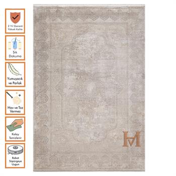 WOOLKNOT HALI CRAFT M095G KREM GRİ