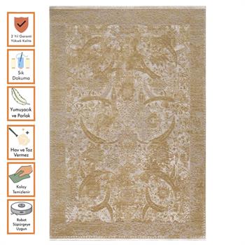 WOOLKNOT HALI CRAFT M455G  KREM GRİ