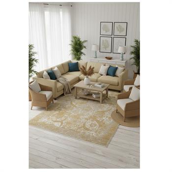 WOOLKNOT HALI CRAFT M455G  KREM GRİ