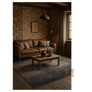 WOOLKNOT HALI CRAFT M472A KREM KOYU GRİ