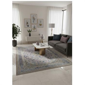 WOOLKNOT HALI CRAFT M642A GRİ MAVİ