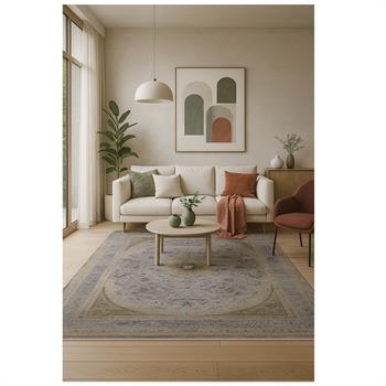 WOOLKNOT HALI CRAFT M642B GRİ KREM 