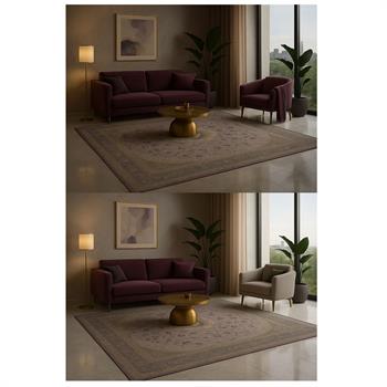 WOOLKNOT HALI CRAFT M642B GRİ KREM 