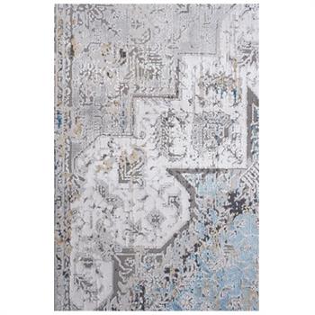 WOOLKNOT HALI CRAFT MT002 GRİ MAVİ