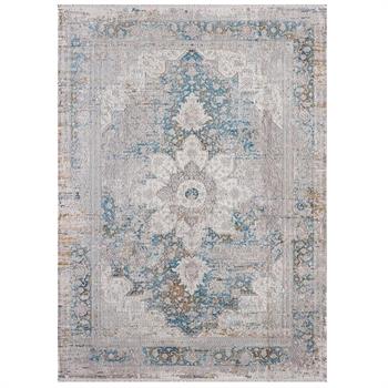 WOOLKNOT HALI CRAFT MT002 GRİ MAVİ