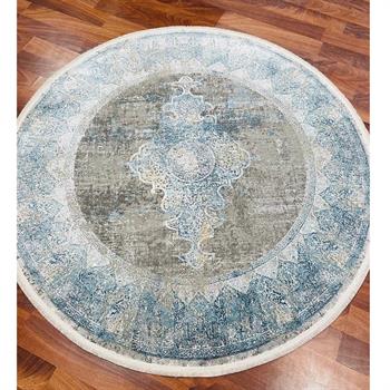 WOOLKNOT HALI CRAFT MT100 KOYU GRİ MAVİ