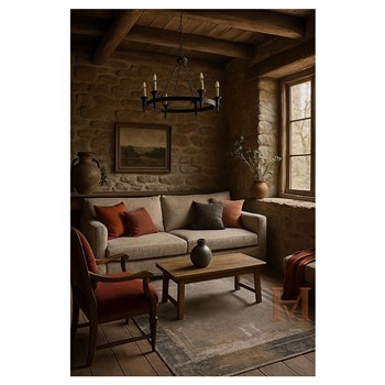 WOOLKNOT HALI CRAFT MT175 KOYU GRİ 