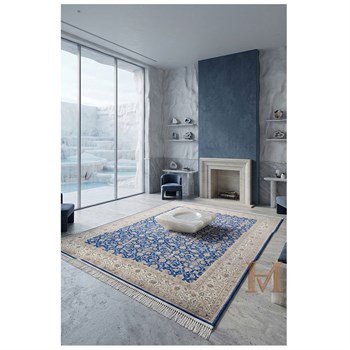 WOOLKNOT HALI ROYAL RYL03 LACİVERT