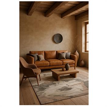 WOOLKNOT HALI CRAFT ME84A KREM ANTRASİT