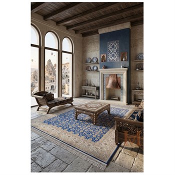 WOOLKNOT HALI ROYAL RYL03 LACİVERT