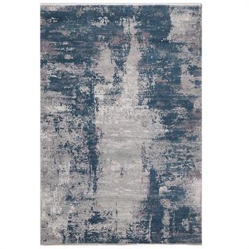 WOOLKNOT HALI CRAFT 1004F KOYU GRİ MAVİ