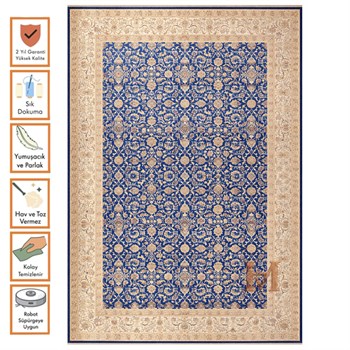 WOOLKNOT HALI ROYAL RYL03 LACİVERT