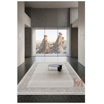 WOOLKNOT HALI CRAFT M504A KREM GRİ