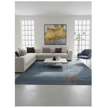 WOOLKNOT HALI FLAT M497M KREM MAVİ