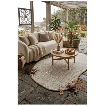 PERA LUSSO SİSAL LOOK LK001 KREM CANVAS3